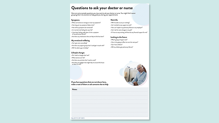 Questions to ask your doctor or nurse